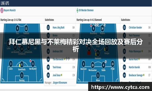 拜仁慕尼黑与不莱梅精彩对决全场回放及赛后分析